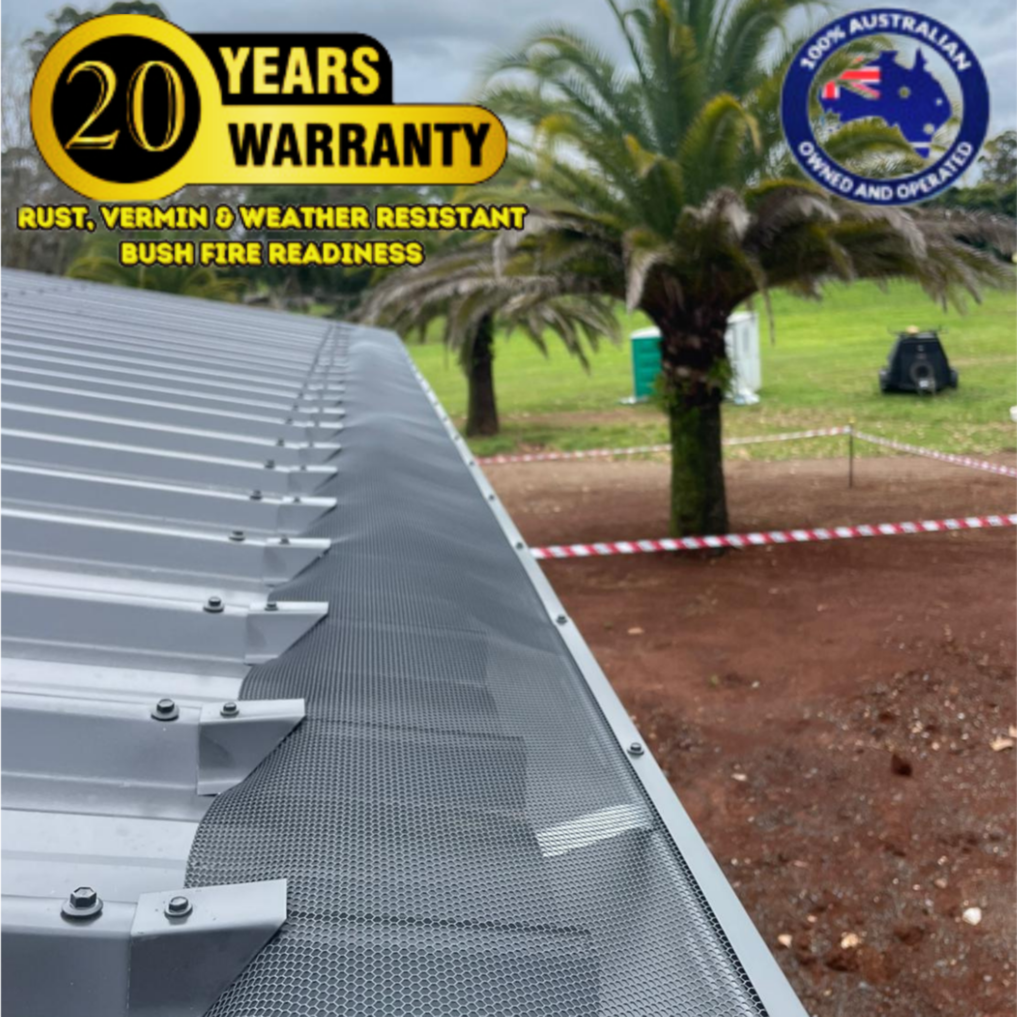 4mm Trimdek - Gutter Guard Kit ($12.40 per metre)