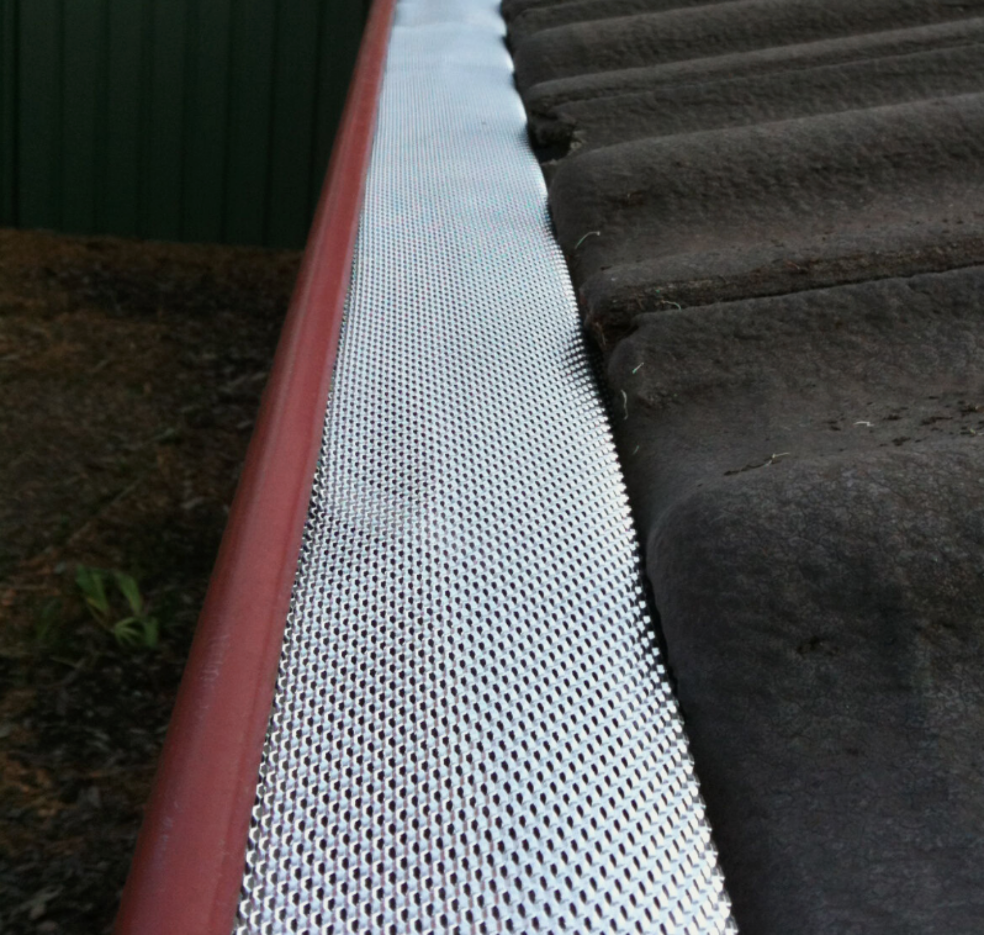 Flat Silver Aluminium Gutter Guards