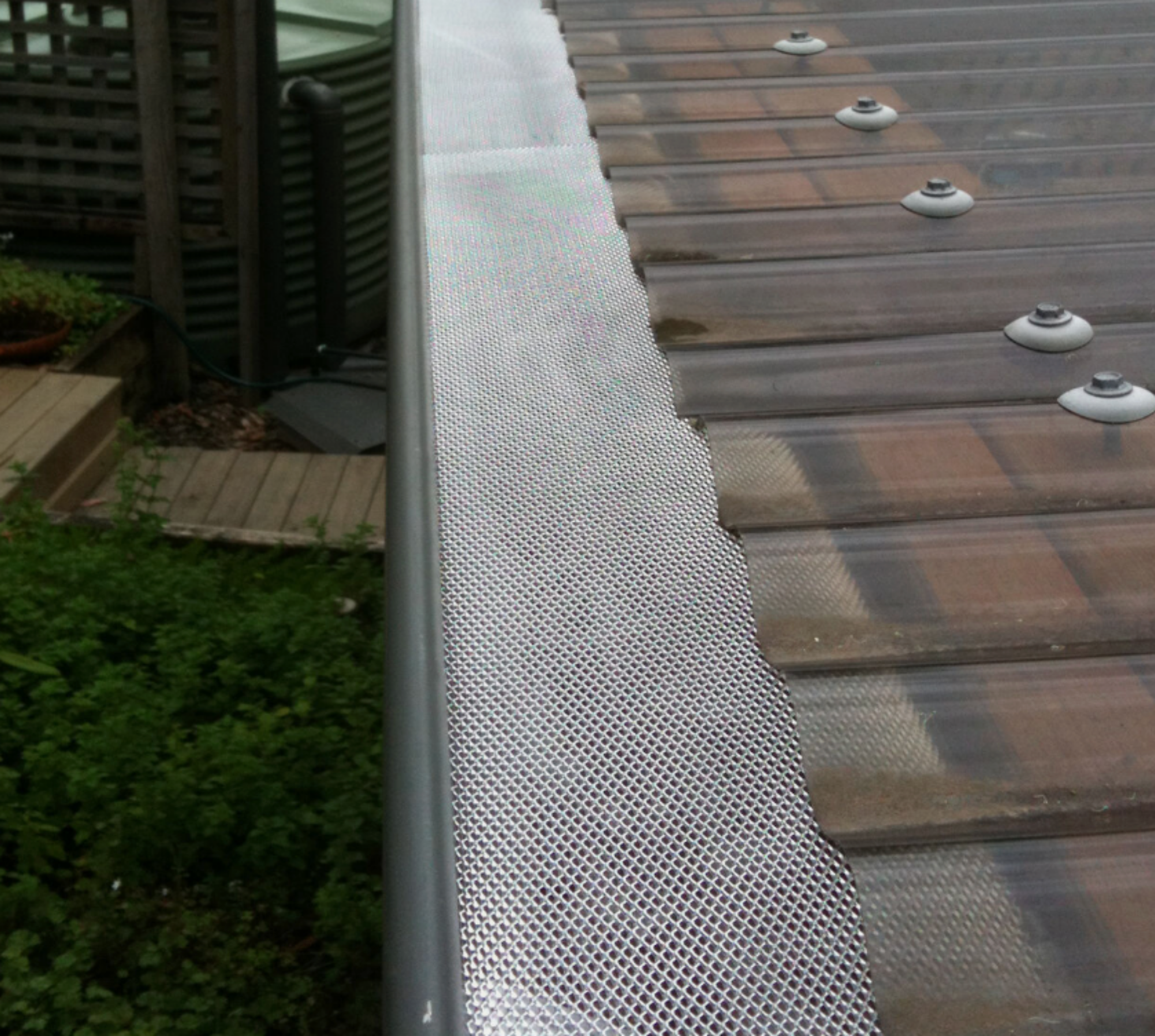 Flat Silver Aluminium Gutter Guards